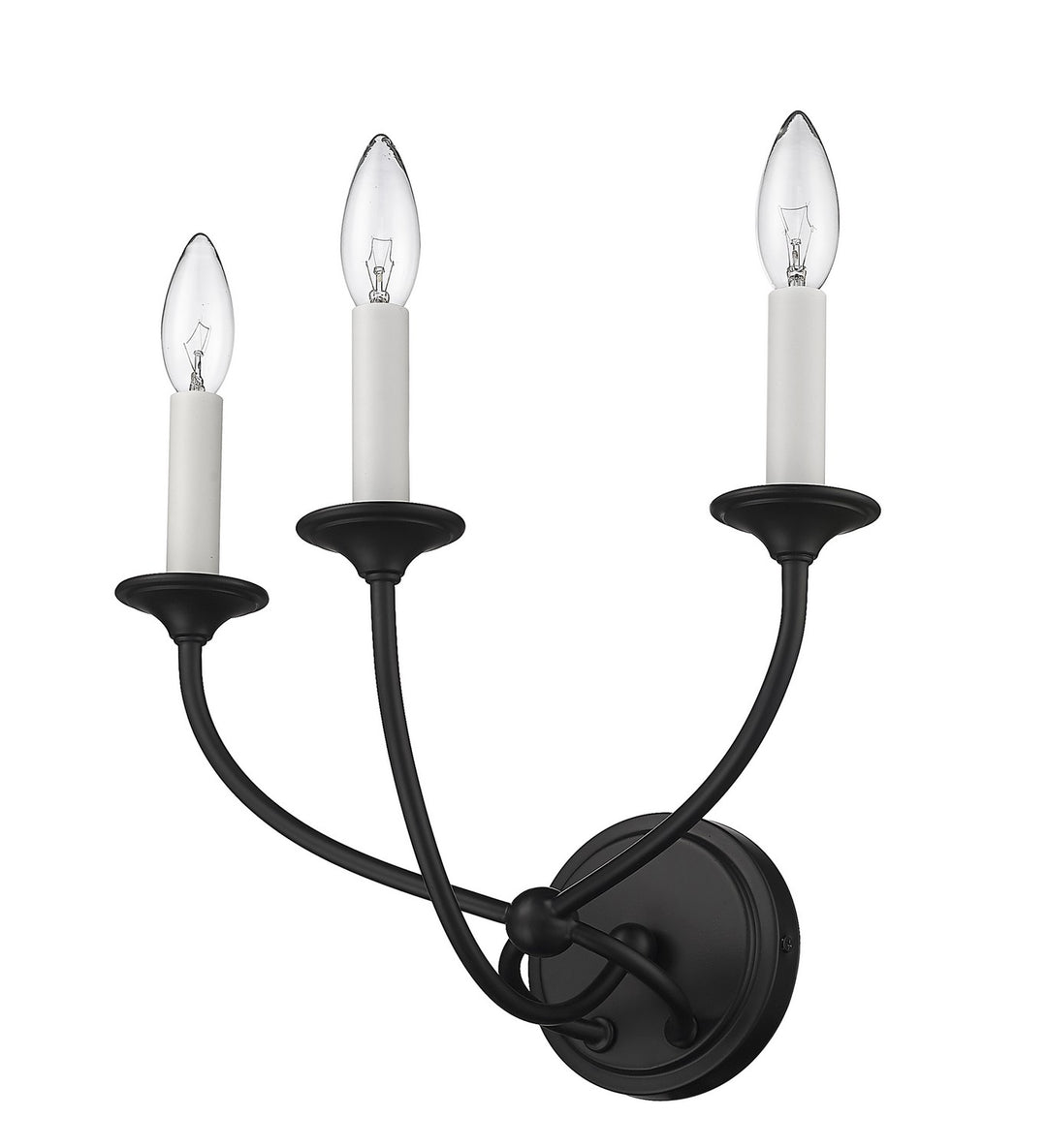 Z-Lite Canada - 3500-3S-MB - Three Light Wall Sconce - Arabella - Matte Black