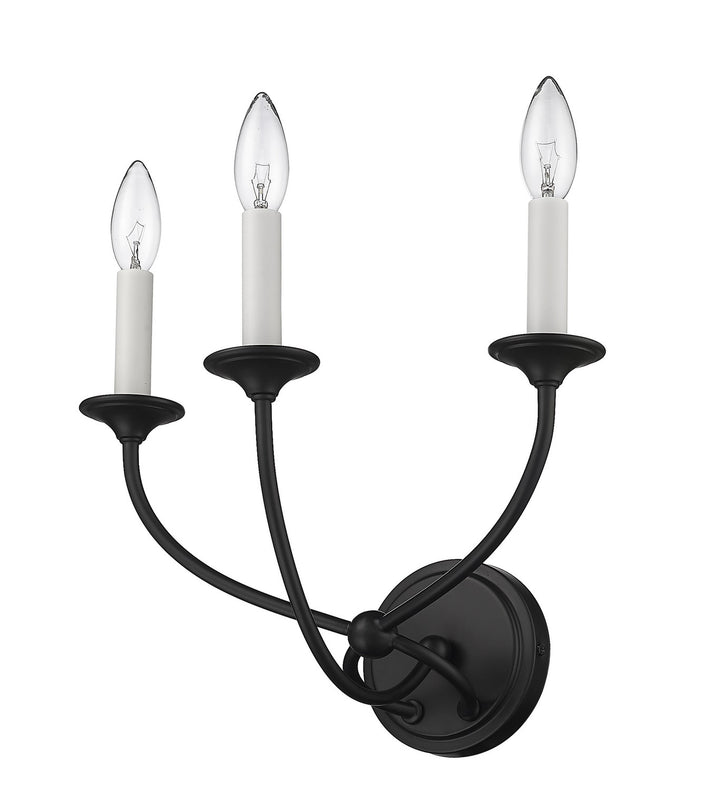 Z-Lite Canada - 3500-3S-MB - Three Light Wall Sconce - Arabella - Matte Black