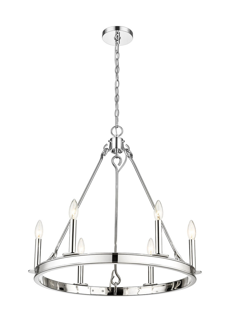 Z-Lite Canada - 482R-6PN - Six Light Chandelier - Barclay - Polished Nickel