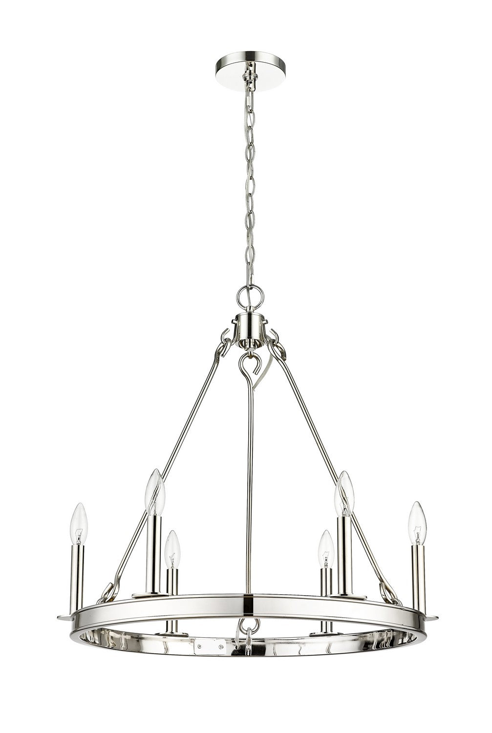 Z-Lite Canada - 482R-6PN - Six Light Chandelier - Barclay - Polished Nickel
