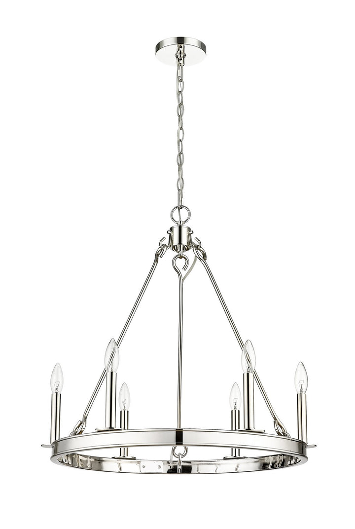 Z-Lite Canada - 482R-6PN - Six Light Chandelier - Barclay - Polished Nickel