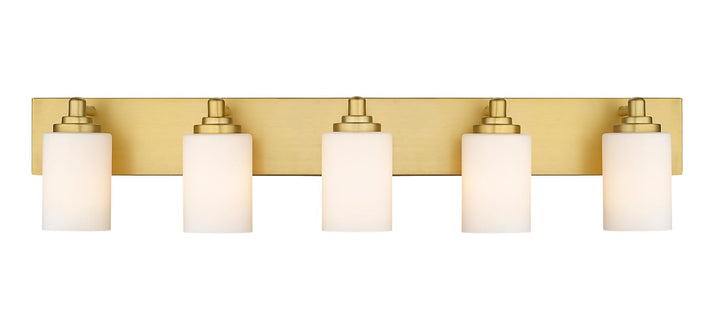 Z-Lite Canada - 485-5V-BG - Five Light Vanity - Soledad - Brushed Gold