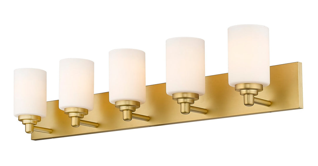 Z-Lite Canada - 485-5V-BG - Five Light Vanity - Soledad - Brushed Gold
