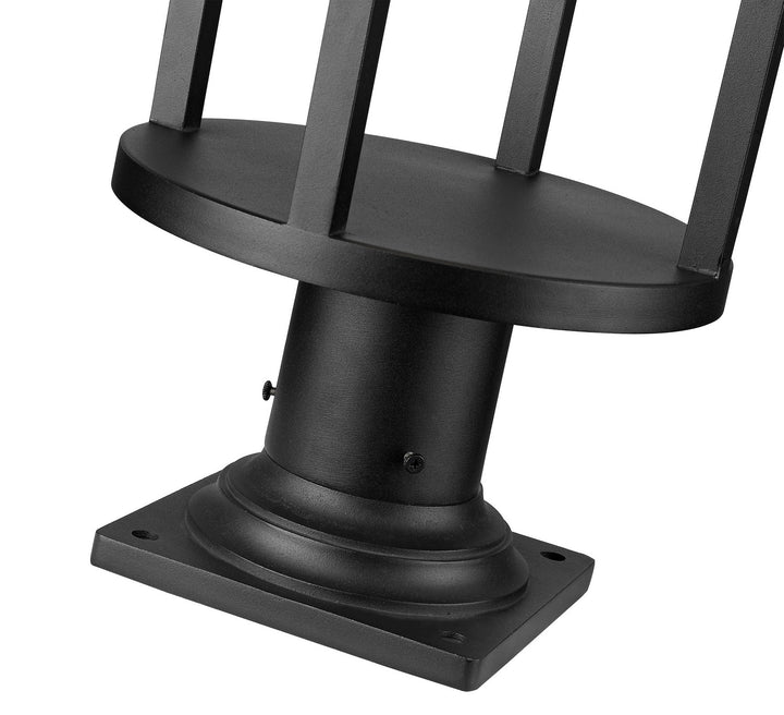 Z-Lite Canada - 517PHB-533PM-BK-LED - LED Outdoor Pier Mounted Fixture - Luca - Black
