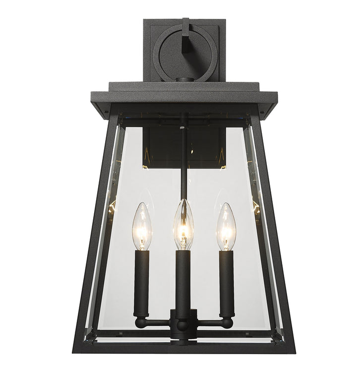 Z-Lite Canada - 521B-BK - Four Light Outdoor Wall Light - Broughton - Black