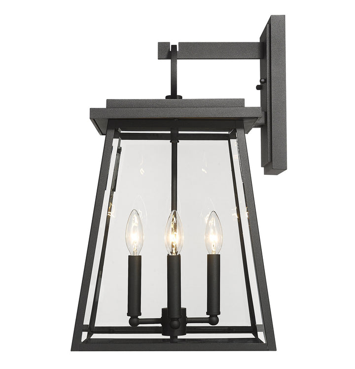 Z-Lite Canada - 521B-BK - Four Light Outdoor Wall Light - Broughton - Black