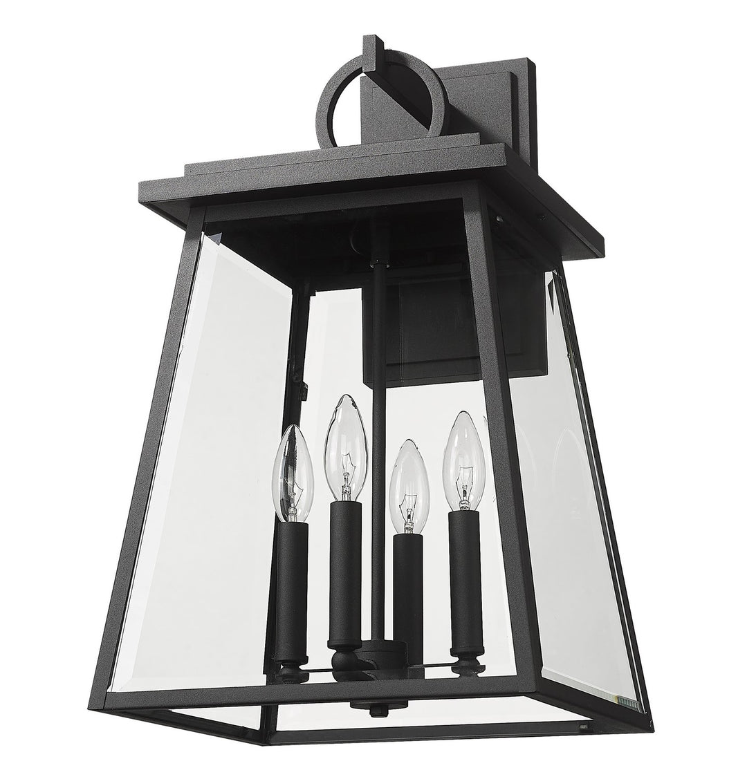 Z-Lite Canada - 521B-BK - Four Light Outdoor Wall Light - Broughton - Black