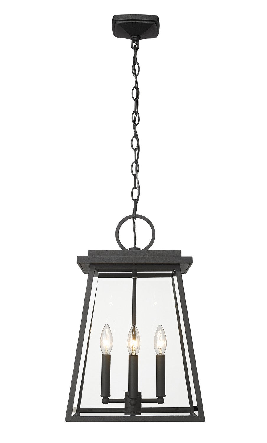 Z-Lite Canada - 521CHB-BK - Four Light Outdoor Chain Mount Ceiling Fixture - Broughton - Black