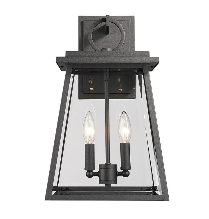 Z-Lite Canada - 521M-BK - Two Light Outdoor Wall Sconce - Broughton - Black