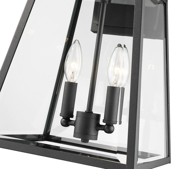 Z-Lite Canada - 521M-BK - Two Light Outdoor Wall Sconce - Broughton - Black