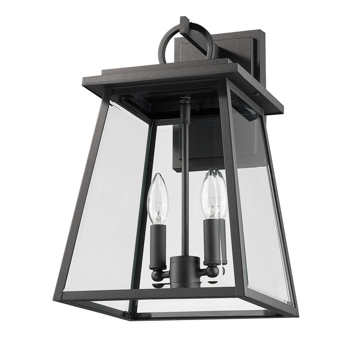 Z-Lite Canada - 521M-BK - Two Light Outdoor Wall Sconce - Broughton - Black