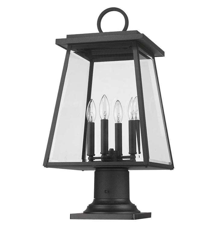 Z-Lite Canada - 521PHBR-533PM-BK - Four Light Outdoor Pier Mounted Fixture - Broughton - Black
