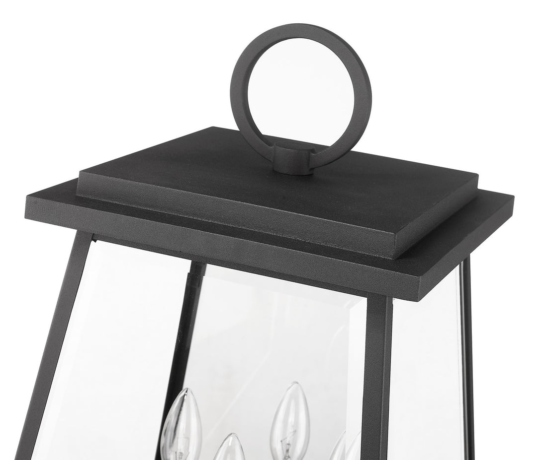 Z-Lite Canada - 521PHBR-BK - Four Light Outdoor Post Mount Fixture - Broughton - Black