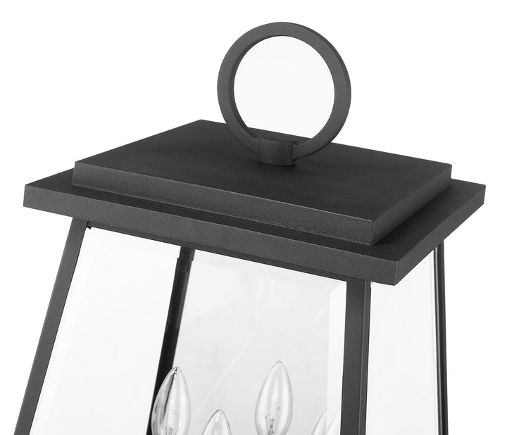 Z-Lite Canada - 521PHBR-BK - Four Light Outdoor Post Mount Fixture - Broughton - Black