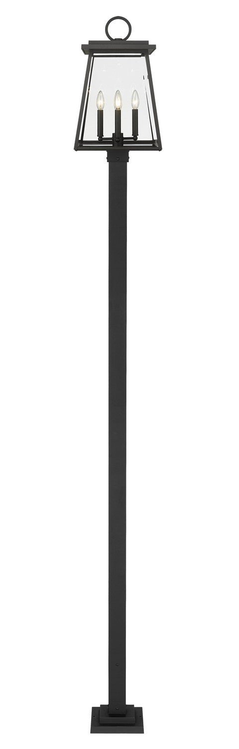 Z-Lite Canada - 521PHBS-536P-BK - Four Light Outdoor Post Mounted Fixture - Broughton - Black