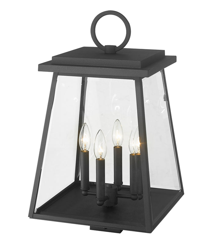 Z-Lite Canada - 521PHBS-BK - Four Light Outdoor Post Mount Fixture - Broughton - Black