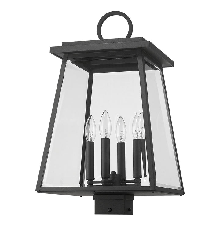 Z-Lite Canada - 521PHBS-BK - Four Light Outdoor Post Mount Fixture - Broughton - Black