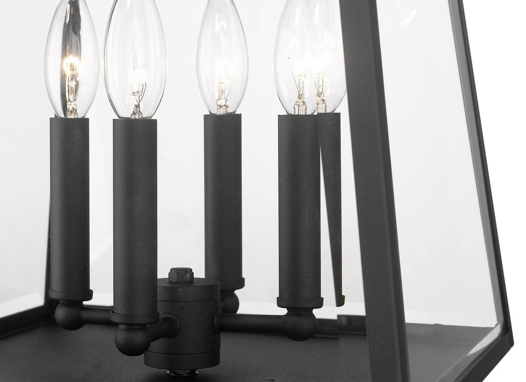 Z-Lite Canada - 521PHBS-BK - Four Light Outdoor Post Mount Fixture - Broughton - Black