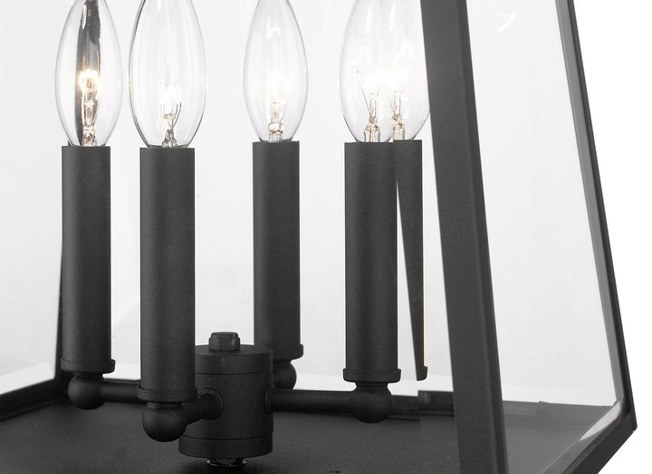 Z-Lite Canada - 521PHBS-BK - Four Light Outdoor Post Mount Fixture - Broughton - Black