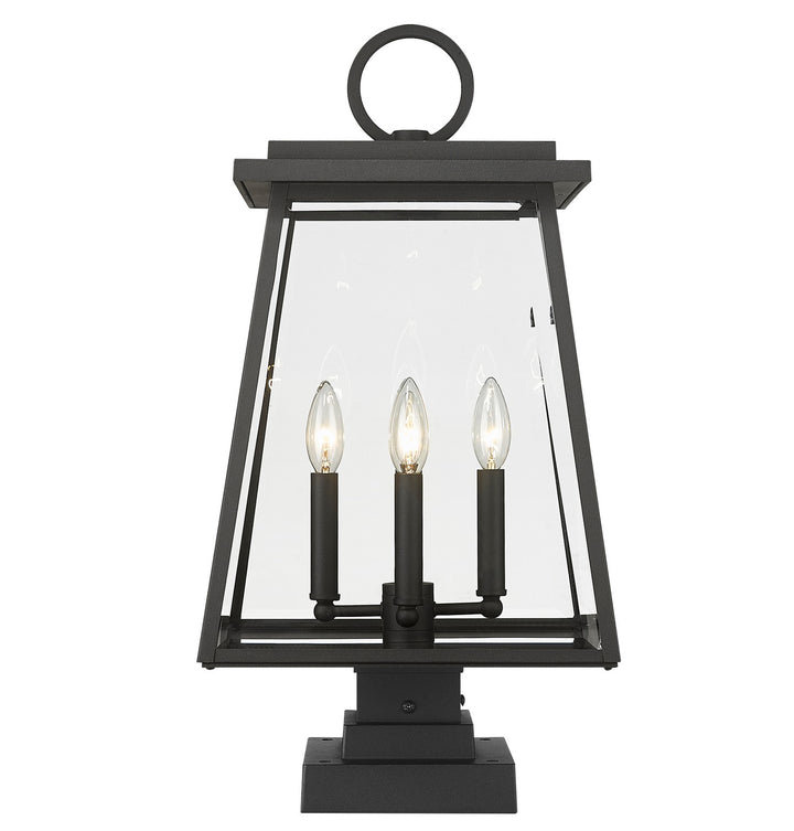 Z-Lite Canada - 521PHBS-SQPM-BK - Four Light Outdoor Pier Mounted Fixture - Broughton - Black