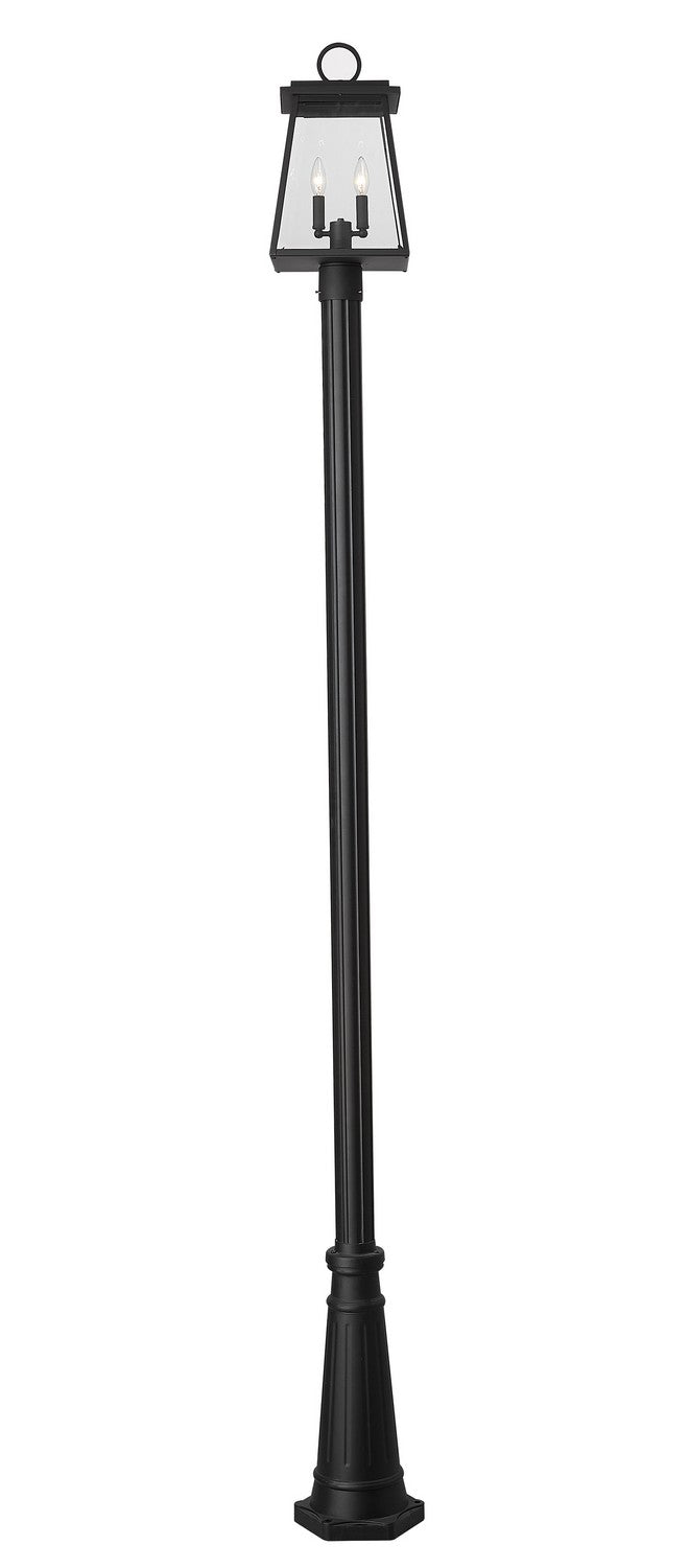 Z-Lite Canada - 521PHMR-519P-BK - Two Light Outdoor Post Mounted Fixture - Broughton - Black