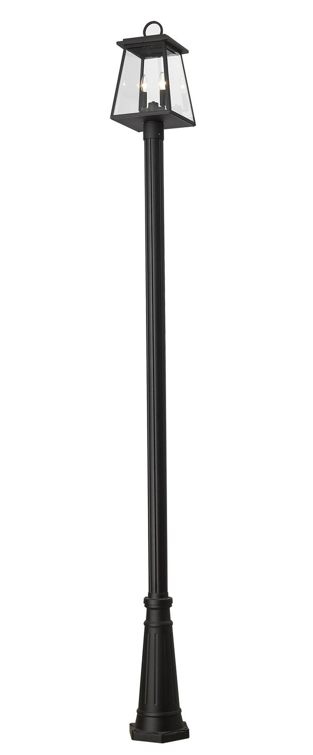 Z-Lite Canada - 521PHMR-519P-BK - Two Light Outdoor Post Mounted Fixture - Broughton - Black
