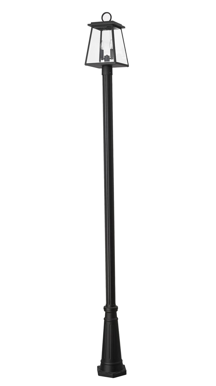 Z-Lite Canada - 521PHMR-519P-BK - Two Light Outdoor Post Mounted Fixture - Broughton - Black