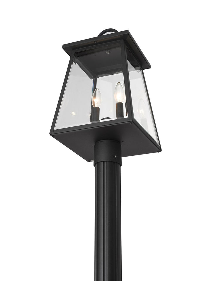 Z-Lite Canada - 521PHMR-519P-BK - Two Light Outdoor Post Mounted Fixture - Broughton - Black