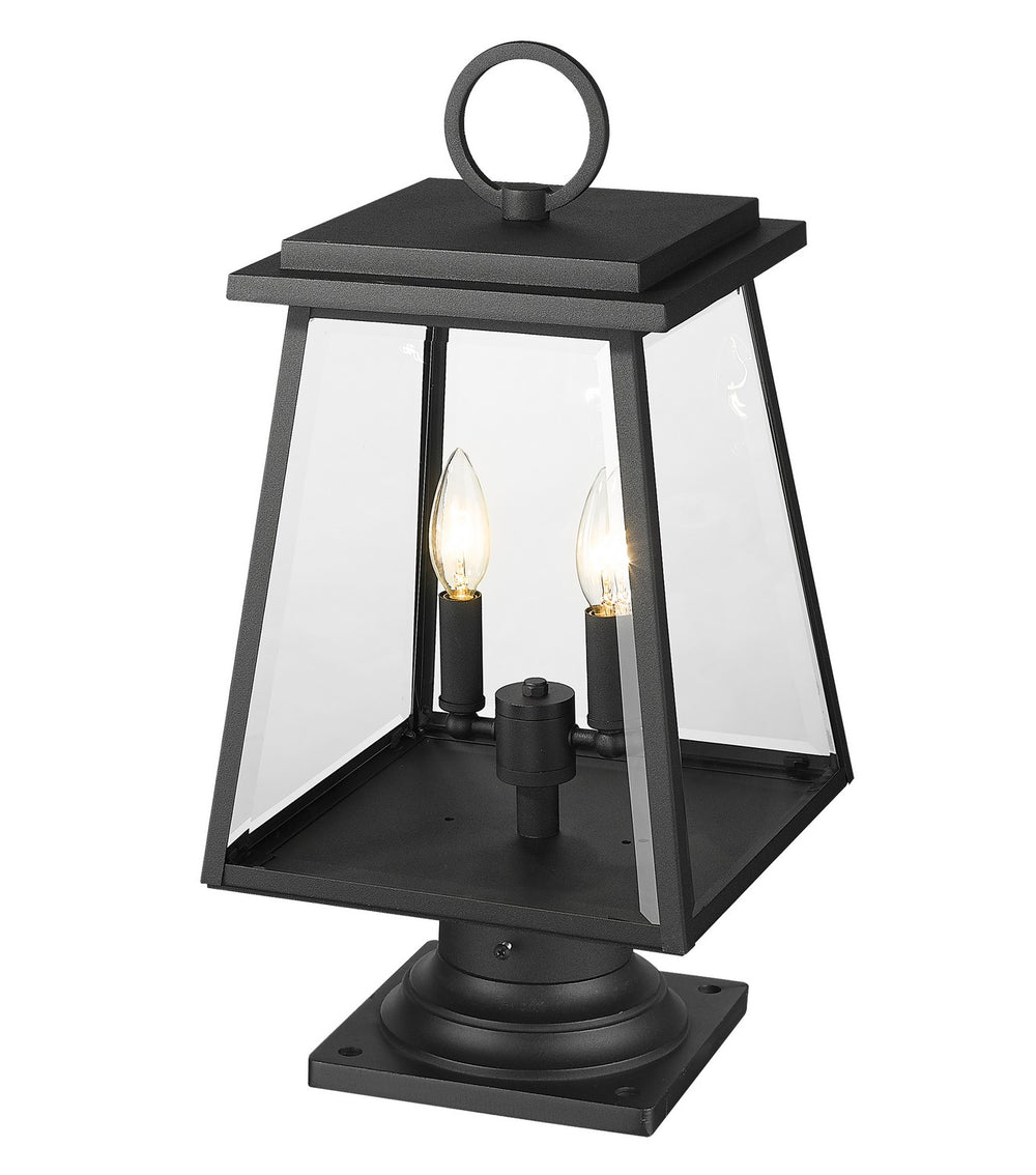 Z-Lite Canada - 521PHMR-533PM-BK - Two Light Outdoor Pier Mounted Fixture - Broughton - Black