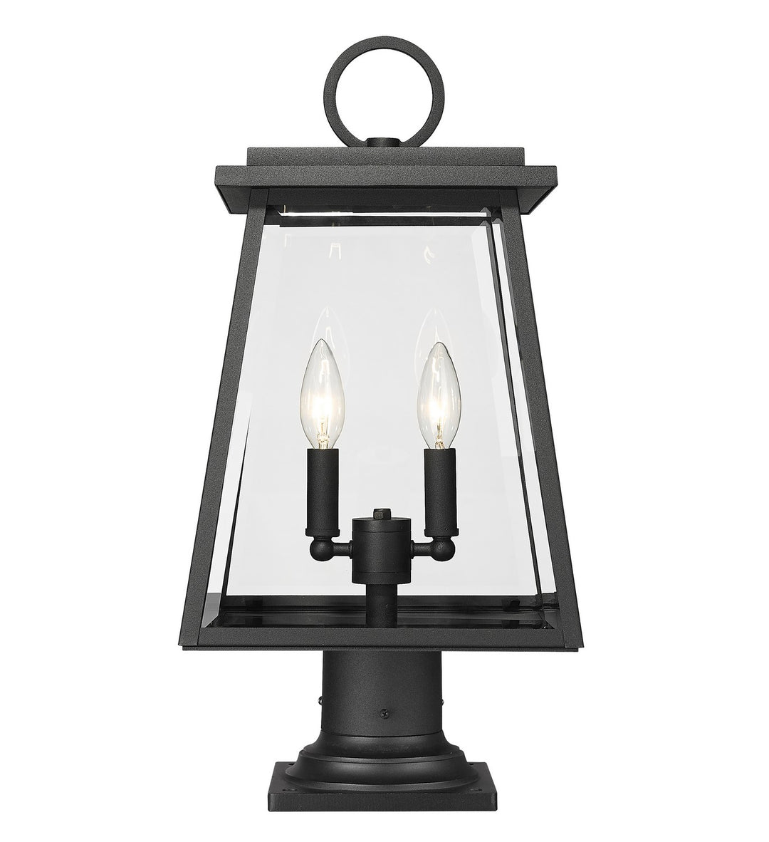 Z-Lite Canada - 521PHMR-533PM-BK - Two Light Outdoor Pier Mounted Fixture - Broughton - Black