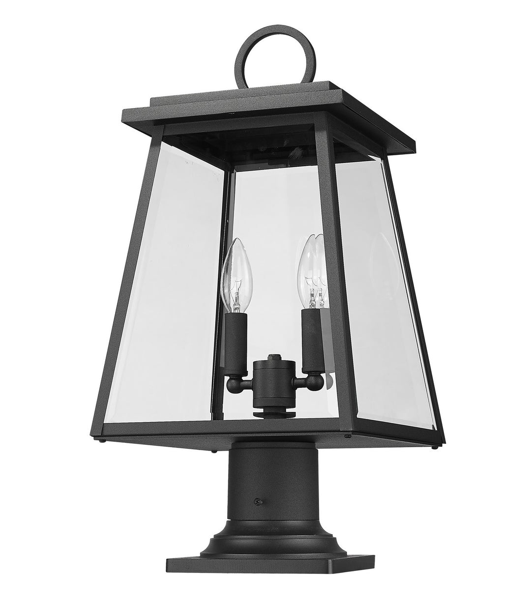 Z-Lite Canada - 521PHMR-533PM-BK - Two Light Outdoor Pier Mounted Fixture - Broughton - Black