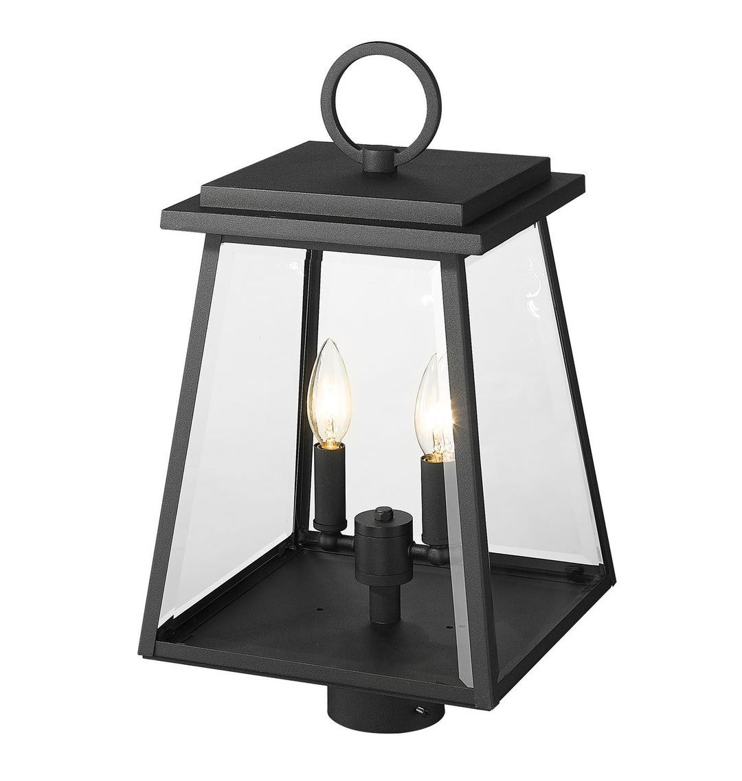 Z-Lite Canada - 521PHMR-BK - Two Light Outdoor Post Mount Fixture - Broughton - Black