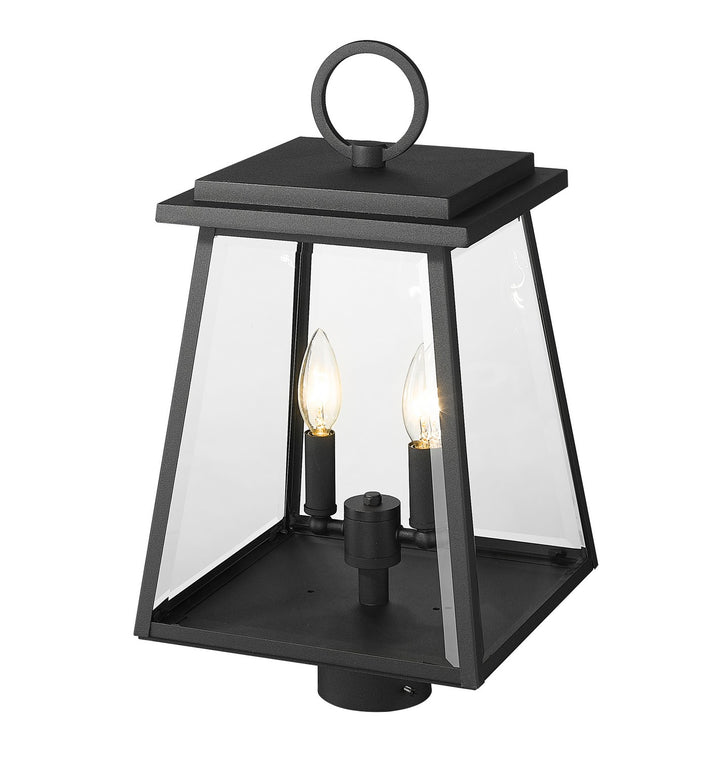 Z-Lite Canada - 521PHMR-BK - Two Light Outdoor Post Mount Fixture - Broughton - Black