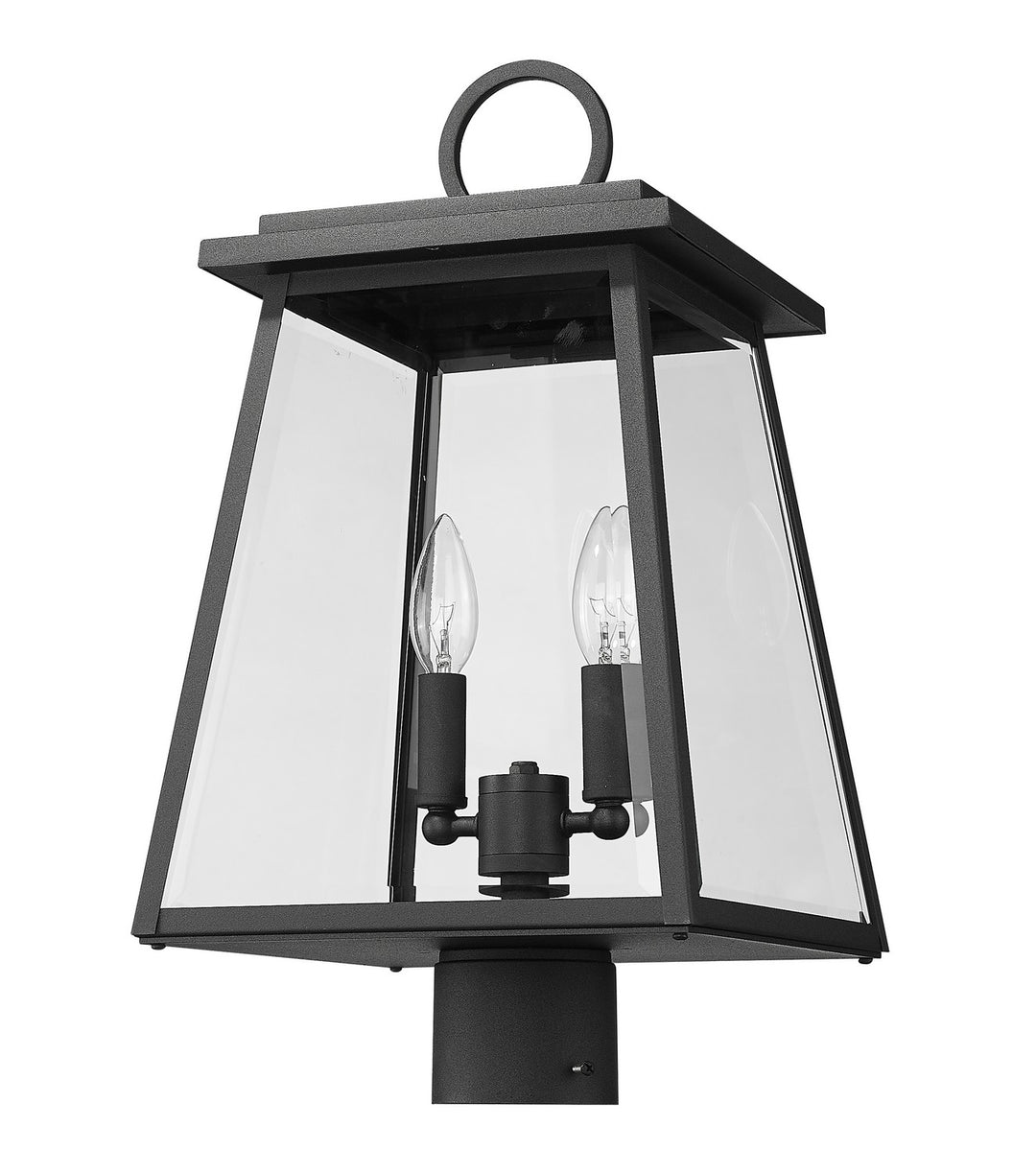 Z-Lite Canada - 521PHMR-BK - Two Light Outdoor Post Mount Fixture - Broughton - Black