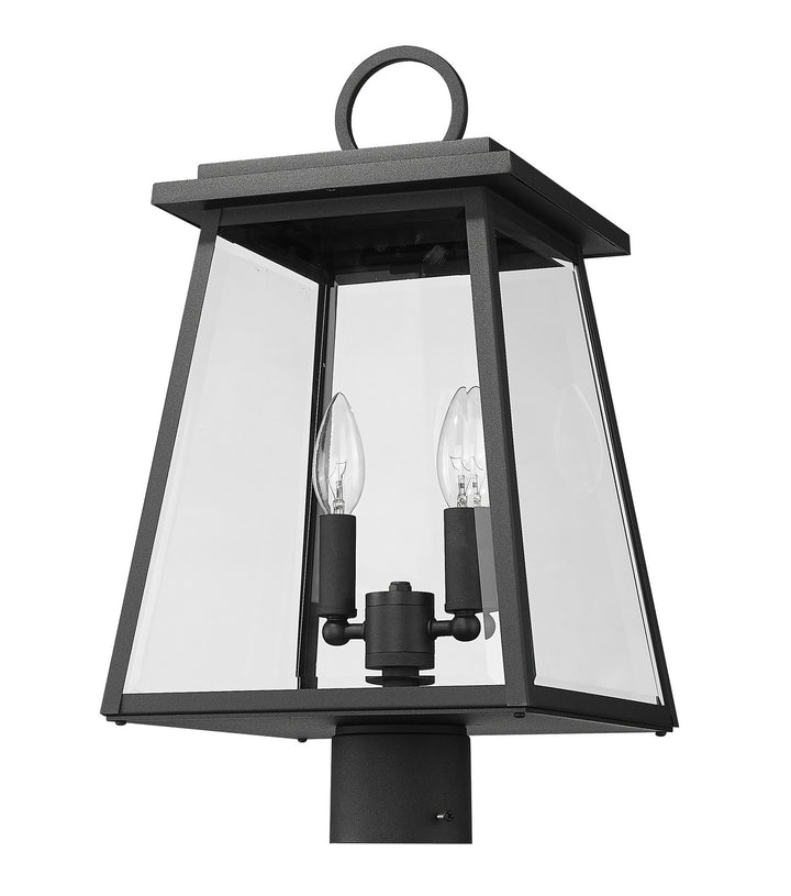 Z-Lite Canada - 521PHMR-BK - Two Light Outdoor Post Mount Fixture - Broughton - Black