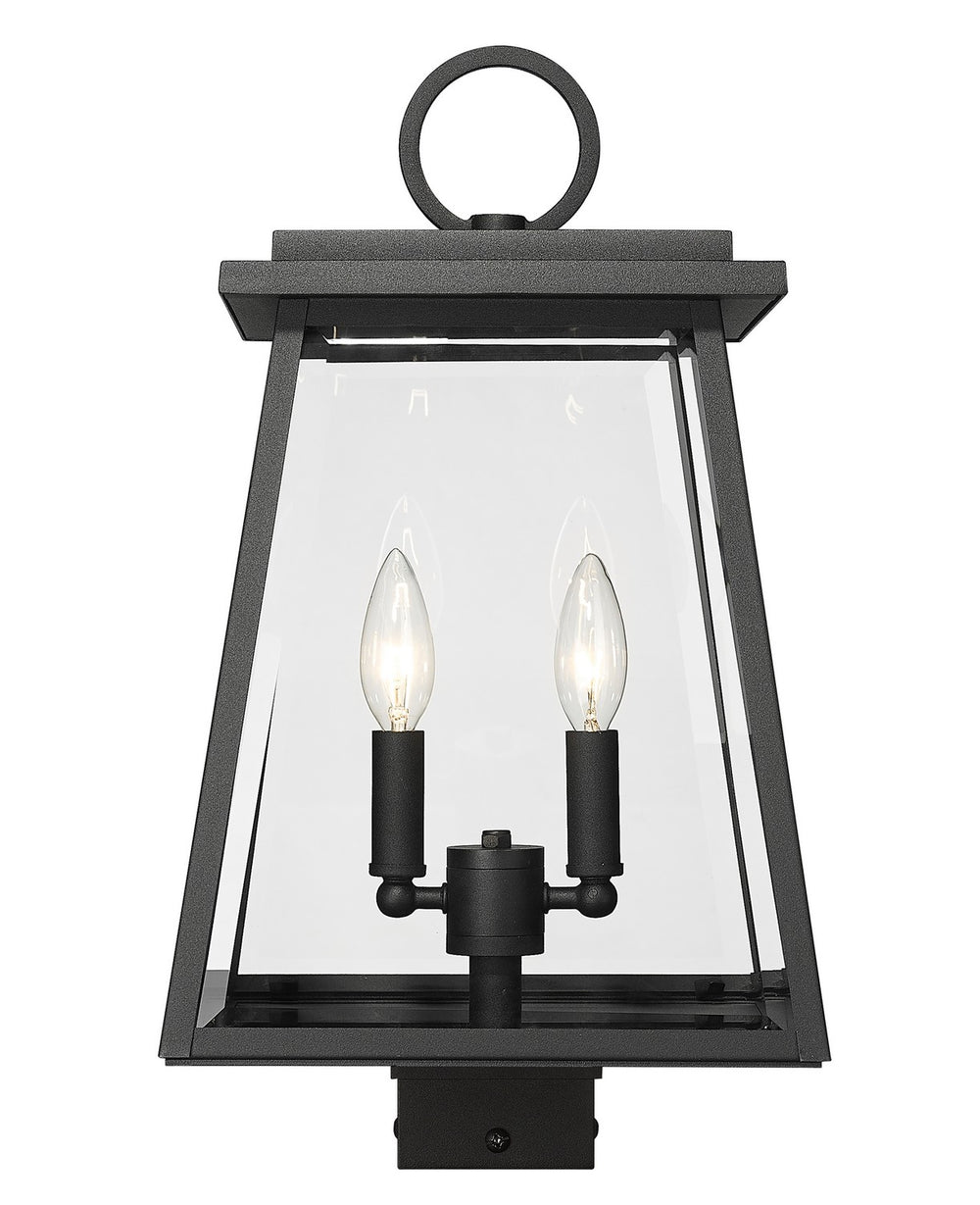 Z-Lite Canada - 521PHMS-BK - Two Light Outdoor Post Mount Fixture - Broughton - Black