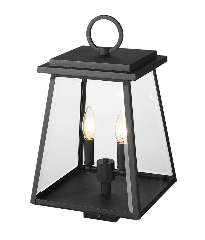 Z-Lite Canada - 521PHMS-BK - Two Light Outdoor Post Mount Fixture - Broughton - Black