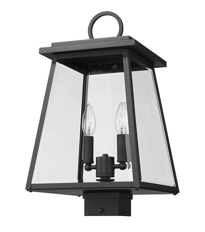 Z-Lite Canada - 521PHMS-BK - Two Light Outdoor Post Mount Fixture - Broughton - Black