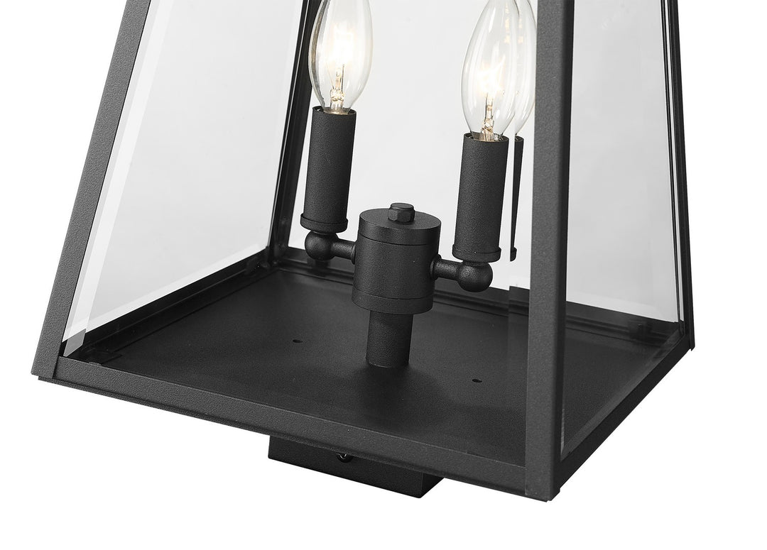 Z-Lite Canada - 521PHMS-BK - Two Light Outdoor Post Mount Fixture - Broughton - Black