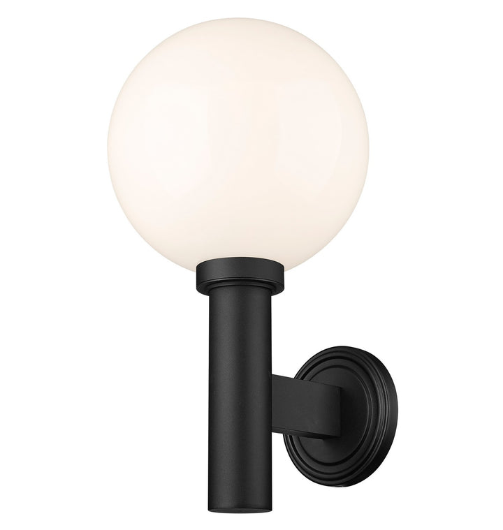Z-Lite Canada - 597B-BK - One Light Outdoor Wall Light - Laurent - Black