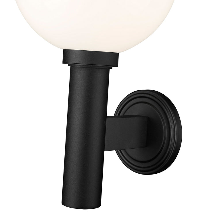 Z-Lite Canada - 597B-BK - One Light Outdoor Wall Light - Laurent - Black
