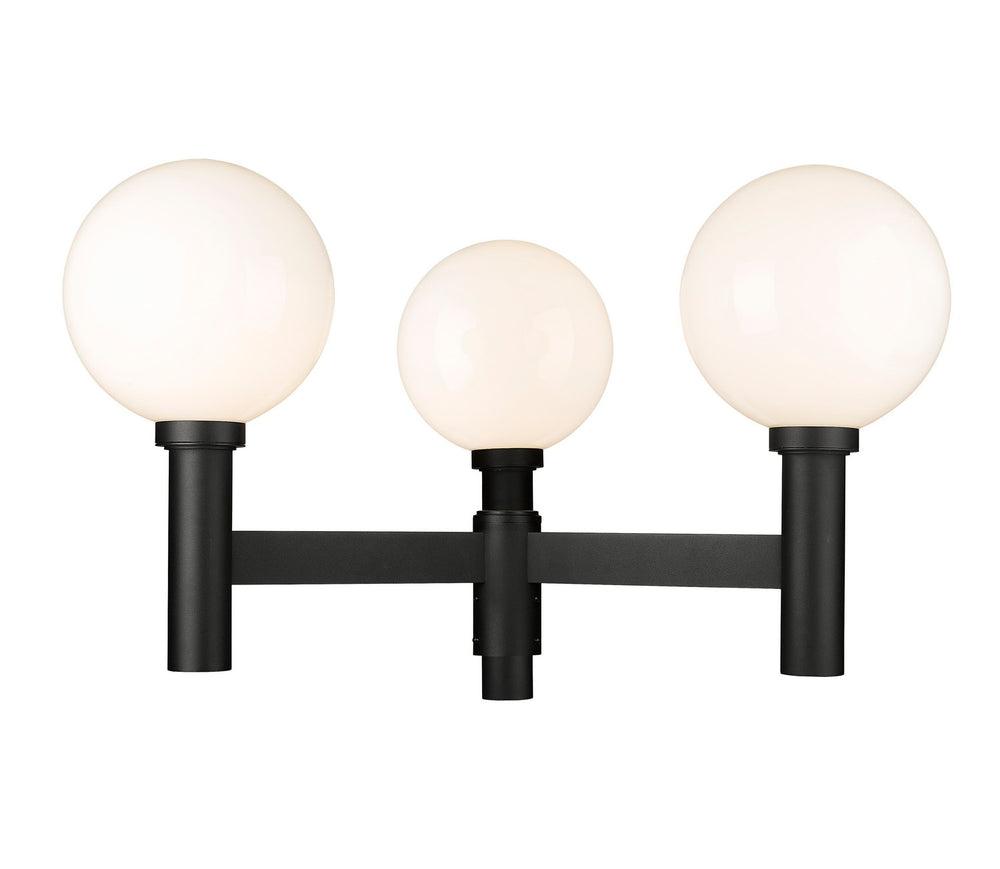 Z-Lite Canada - 597BP3-BK - Three Light Outdoor Post Mount Fixture - Laurent - Black