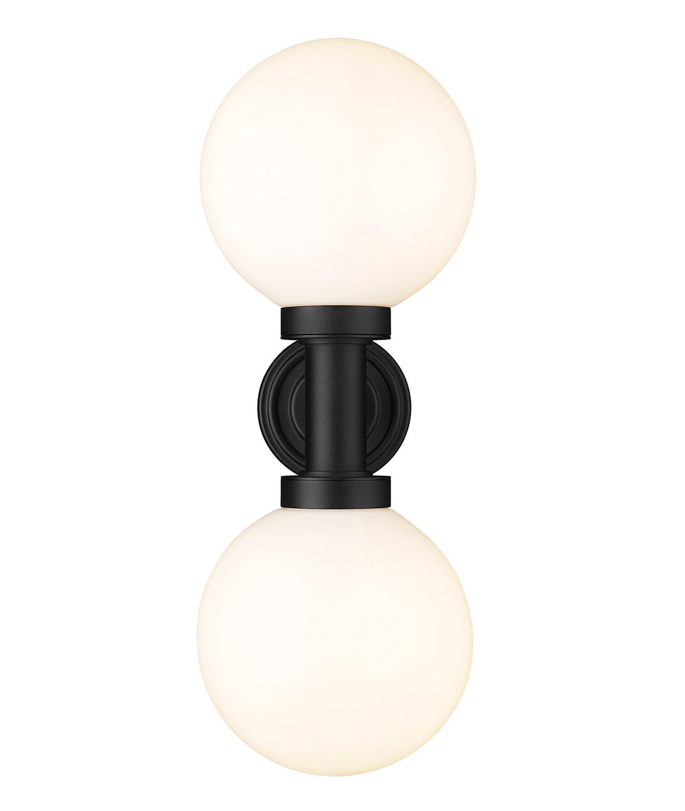 Z-Lite Canada - 597M2-BK - Two Light Outdoor Wall Sconce - Laurent - Black