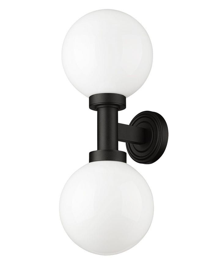 Z-Lite Canada - 597M2-BK - Two Light Outdoor Wall Sconce - Laurent - Black