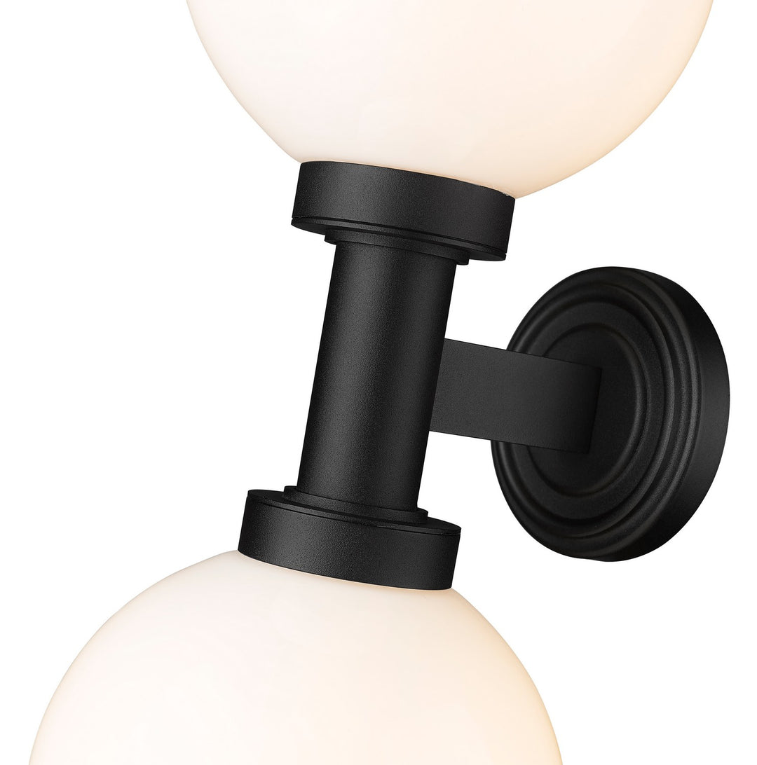 Z-Lite Canada - 597M2-BK - Two Light Outdoor Wall Sconce - Laurent - Black