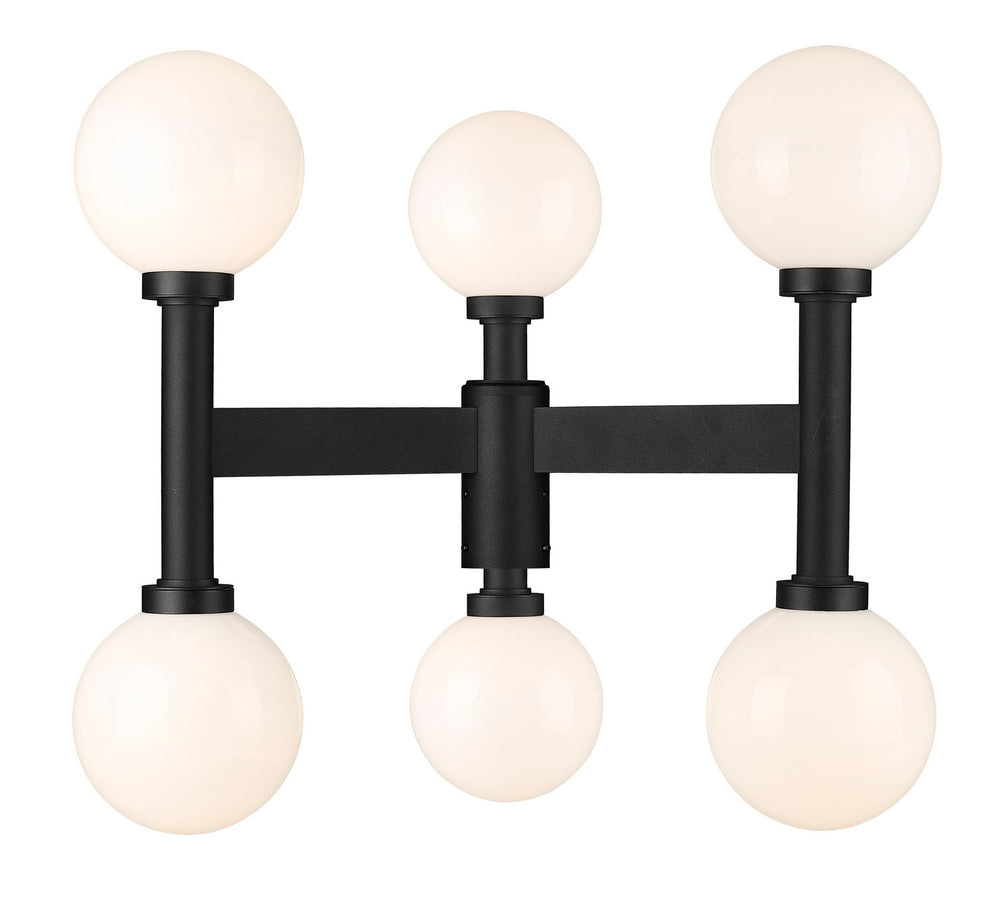 Z-Lite Canada - 597MP6-BK - Six Light Outdoor Post Mount Fixture - Laurent - Black