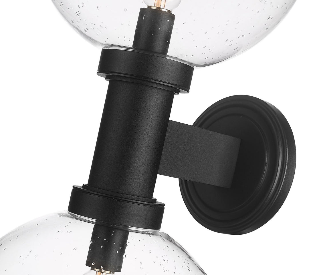 Z-Lite Canada - 599B2-BK - Two Light Outdoor Wall Sconce - Laurent - Black