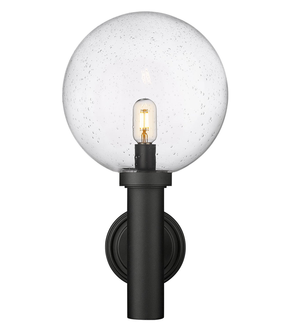 Z-Lite Canada - 599B-BK - One Light Outdoor Wall Light - Laurent - Black