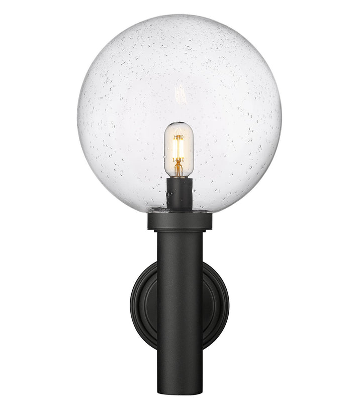 Z-Lite Canada - 599B-BK - One Light Outdoor Wall Light - Laurent - Black