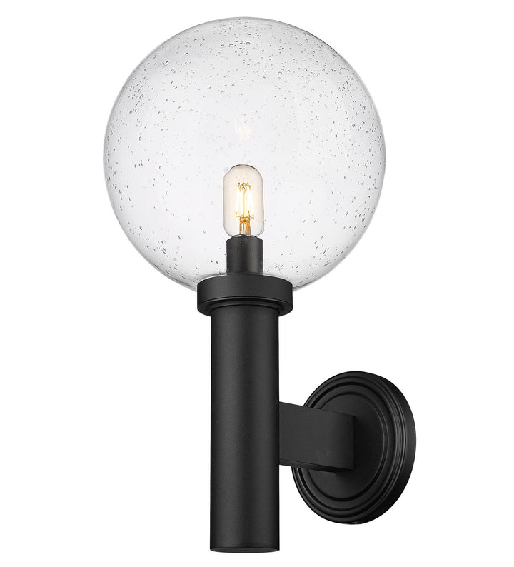Z-Lite Canada - 599B-BK - One Light Outdoor Wall Light - Laurent - Black